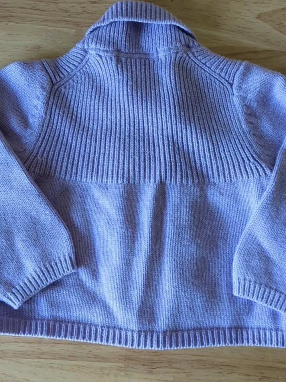 Baby 12-18 Months Janie & Jack Purple Button Light Weight Sweater